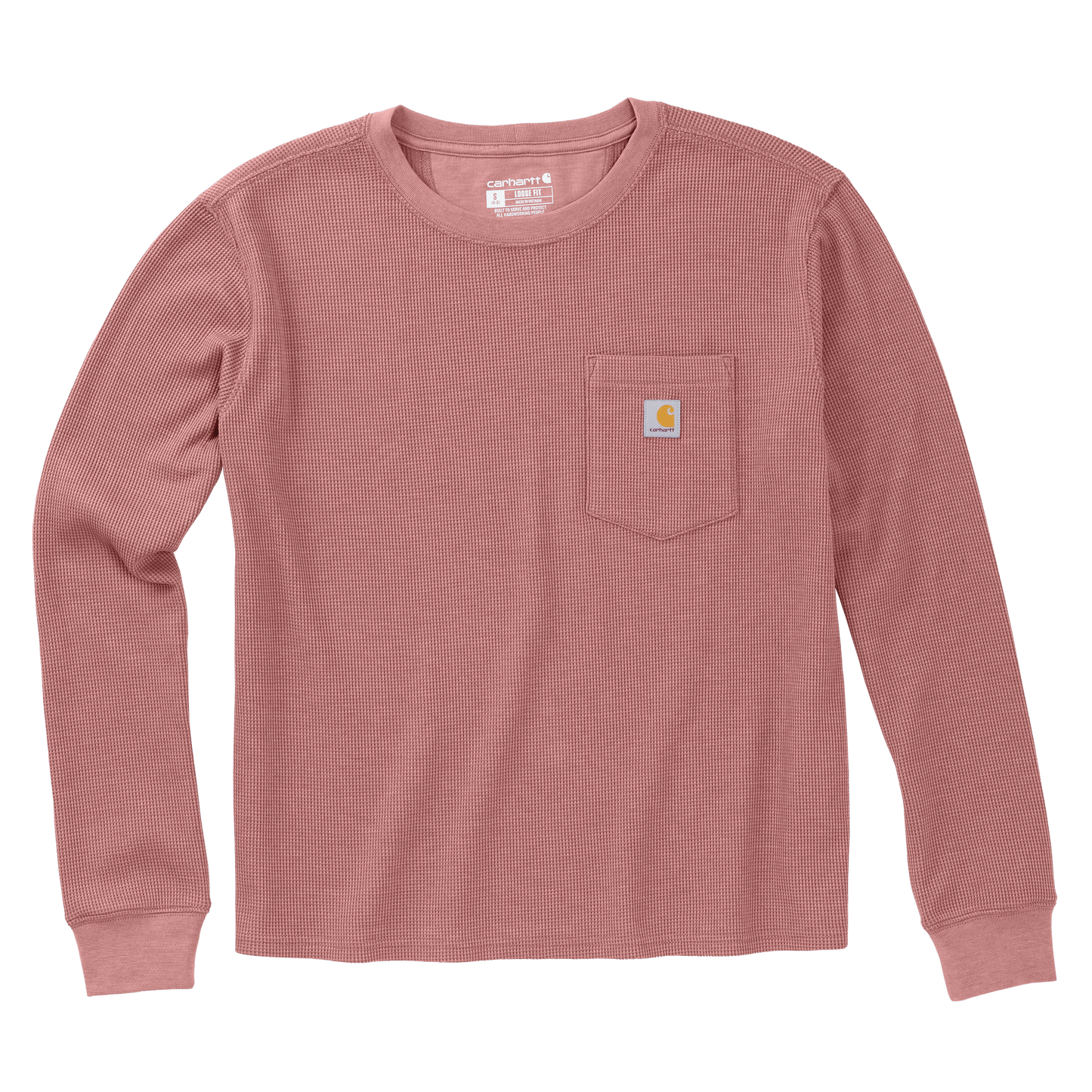 Carhartt Women's Waffle Knit Loose Long Sleeve T-Shirt