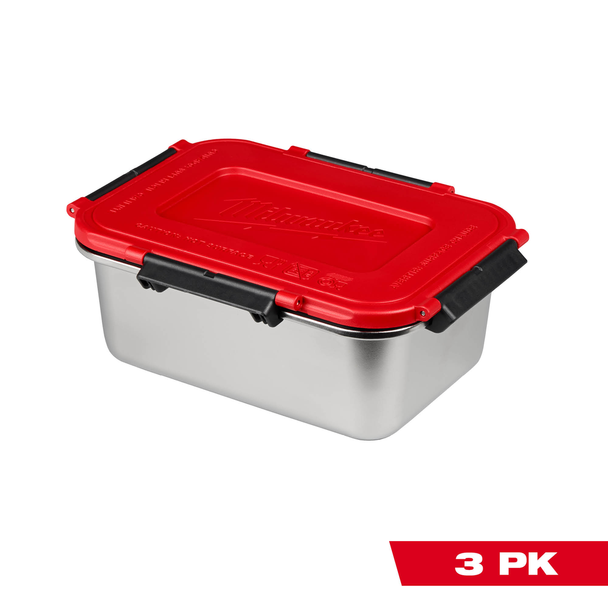 Milwaukee Stainless Steel Containers for M18™ Jobsite Lunch Warmer, 3-Pack