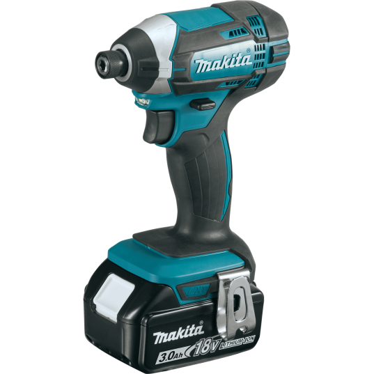 Cordless 18V impact driver with ergonomic grip in Makita power tools collection for home improvement and electric tools