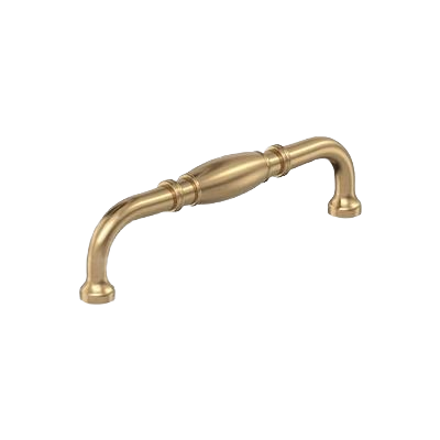 Champagne bronze cabinet pull with lathe-turned design for furniture hardware and home improvement projects under $50 collections