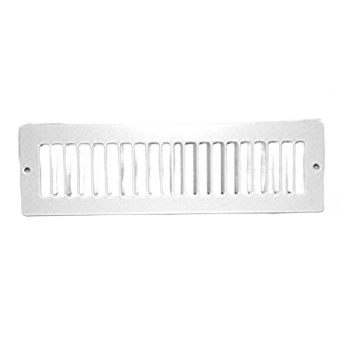 White steel toe kick space grille designed for plumbing and home improvement under $50 tools and accessories collections
