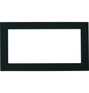 Matte black trim kit frame for 30-inch appliance in kitchen and kitchenware appliances collection