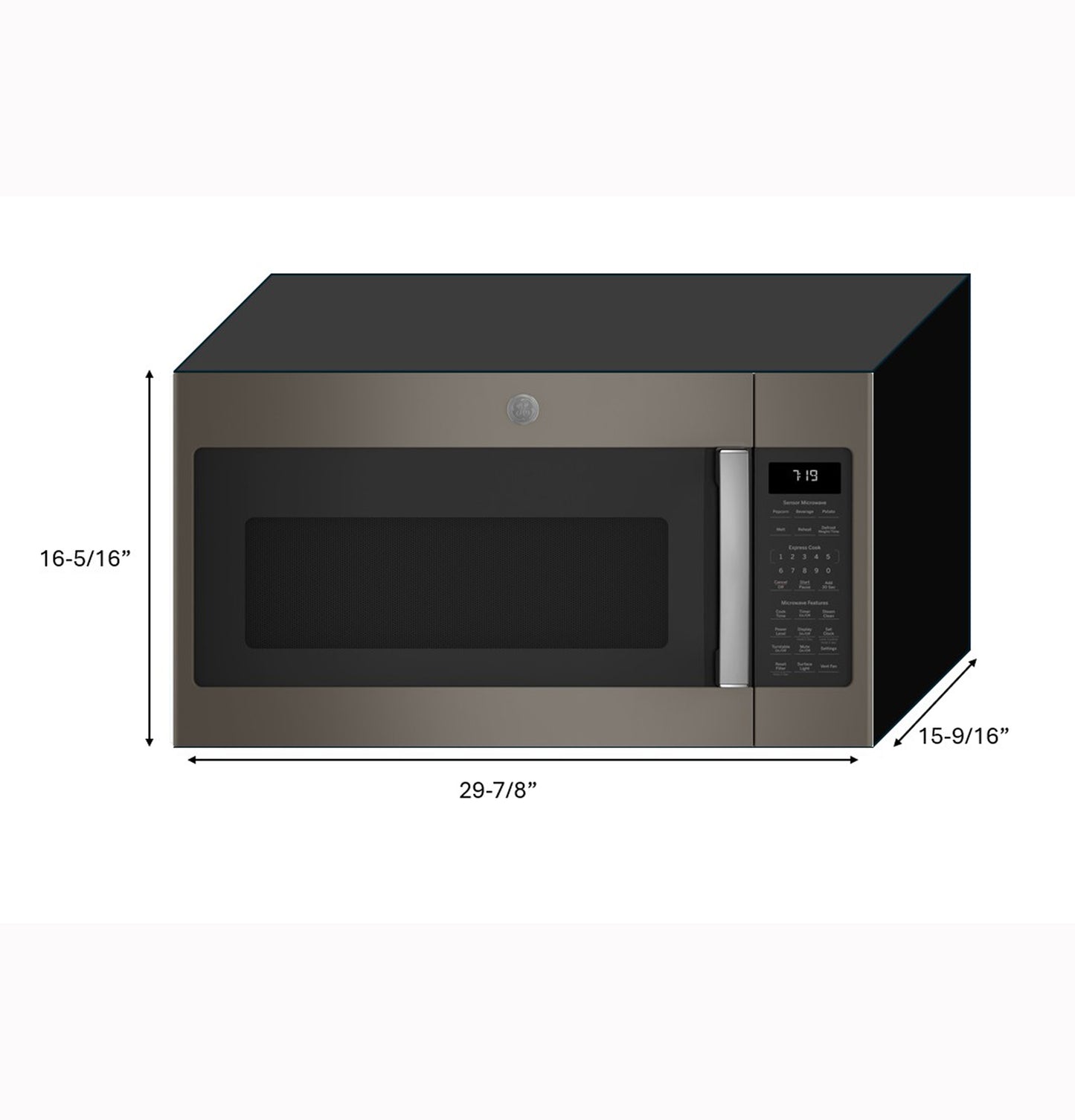GE® 1.9 Cu. Ft. Over-the-Range Sensor Microwave Oven