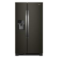 33-inch wide Whirlpool side-by-side refrigerator with ice and water dispenser from kitchen appliances collection