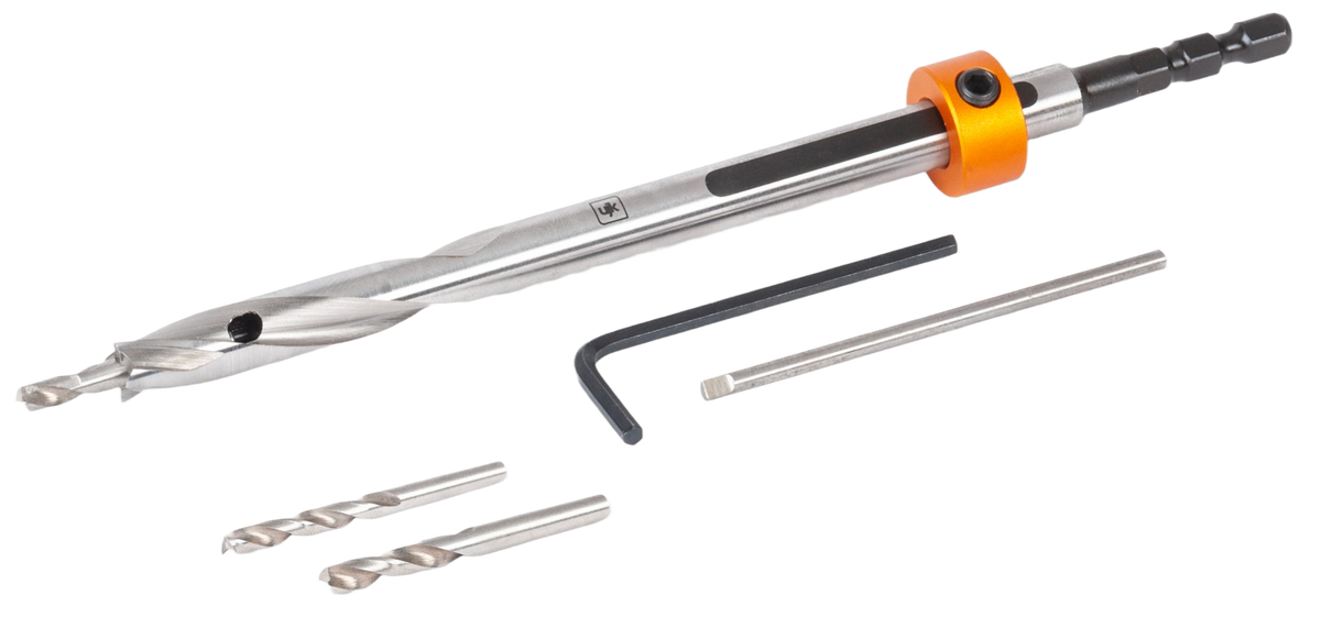 UJK Pocket Hole Drill Bit Complete Package