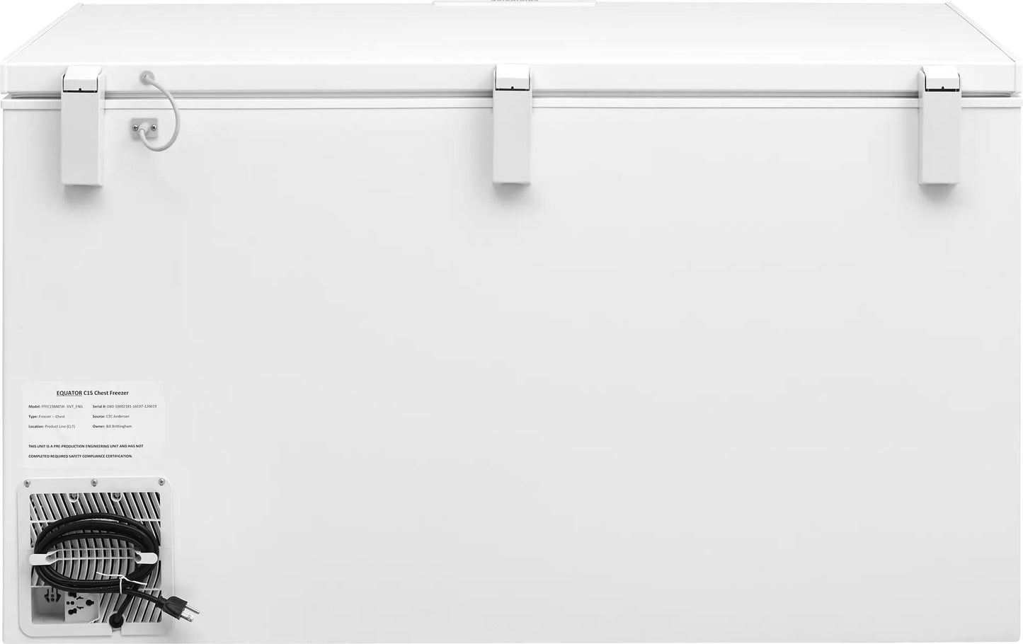 15 Cu. Ft. Garage Ready Chest Freezer