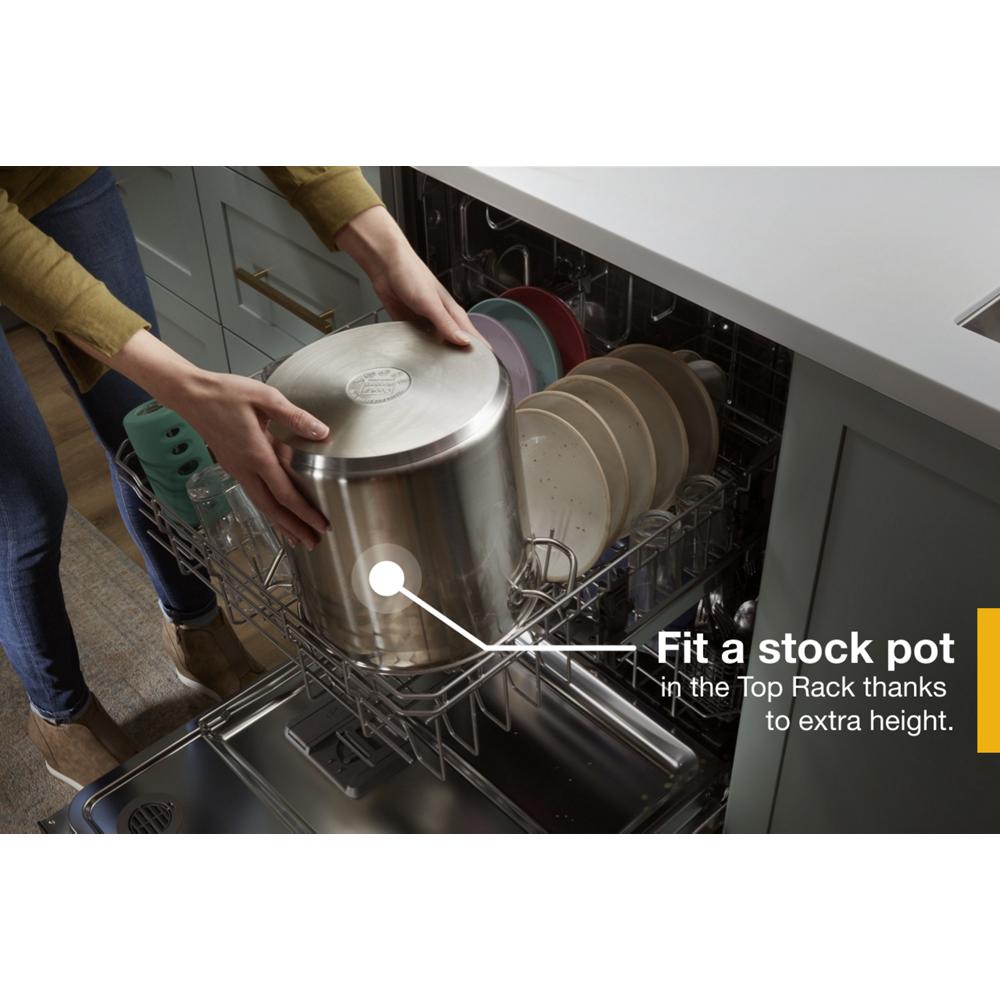 24” Stainless Steel Dishwasher with AI Intelligent Wash and Tall Top Rack