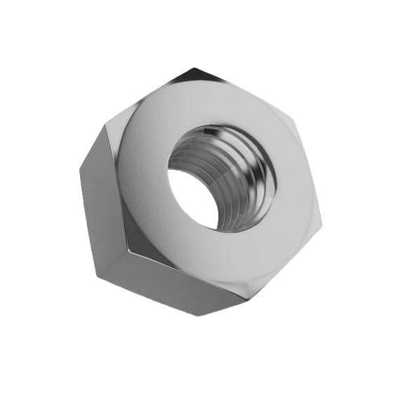 John Deere 14H860 1/4" Hexagonal Nut, 5-Pack