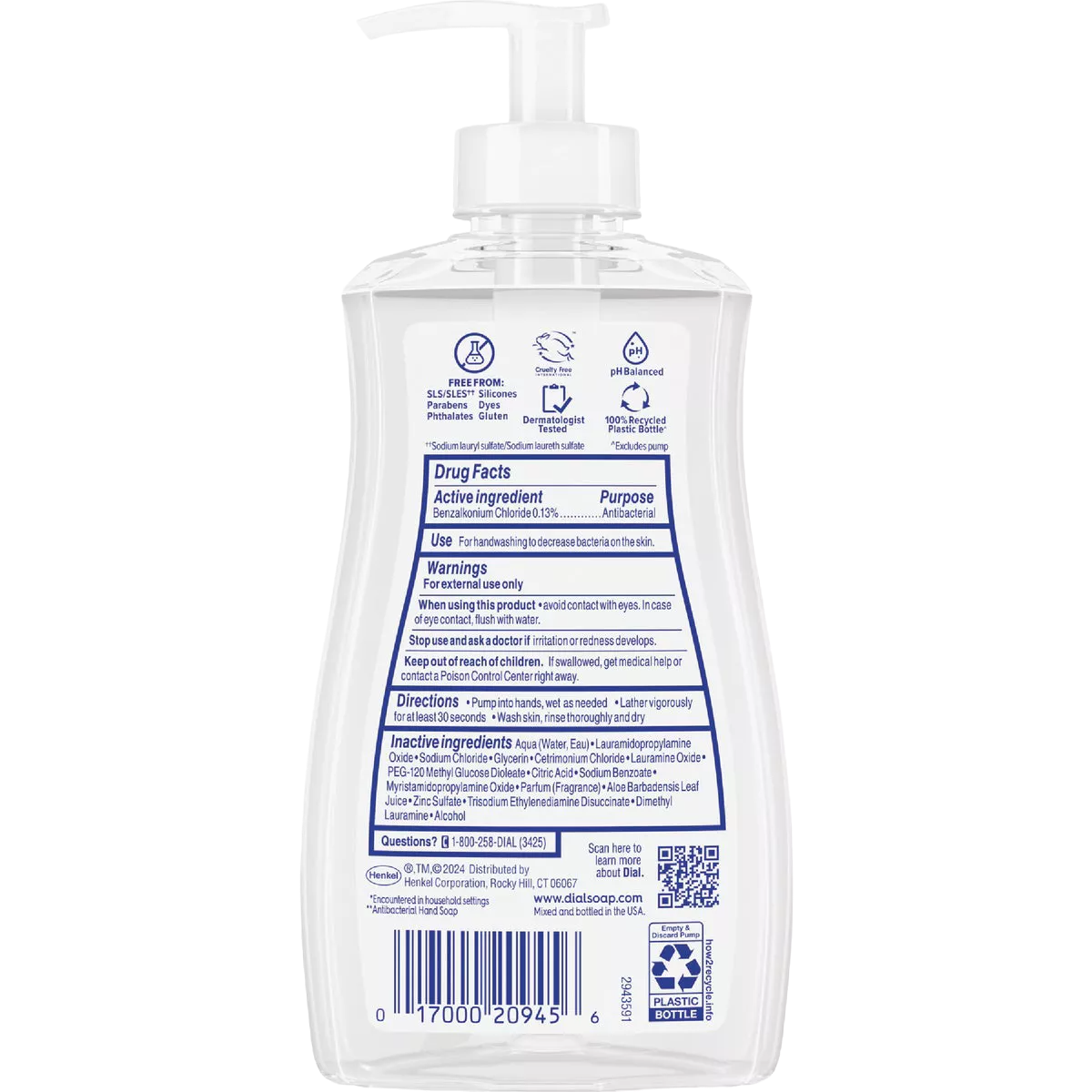 Dial Aloe Antibacterial Hand Soap with Moisturizer, 7.5 oz – Hartville  Hardware
