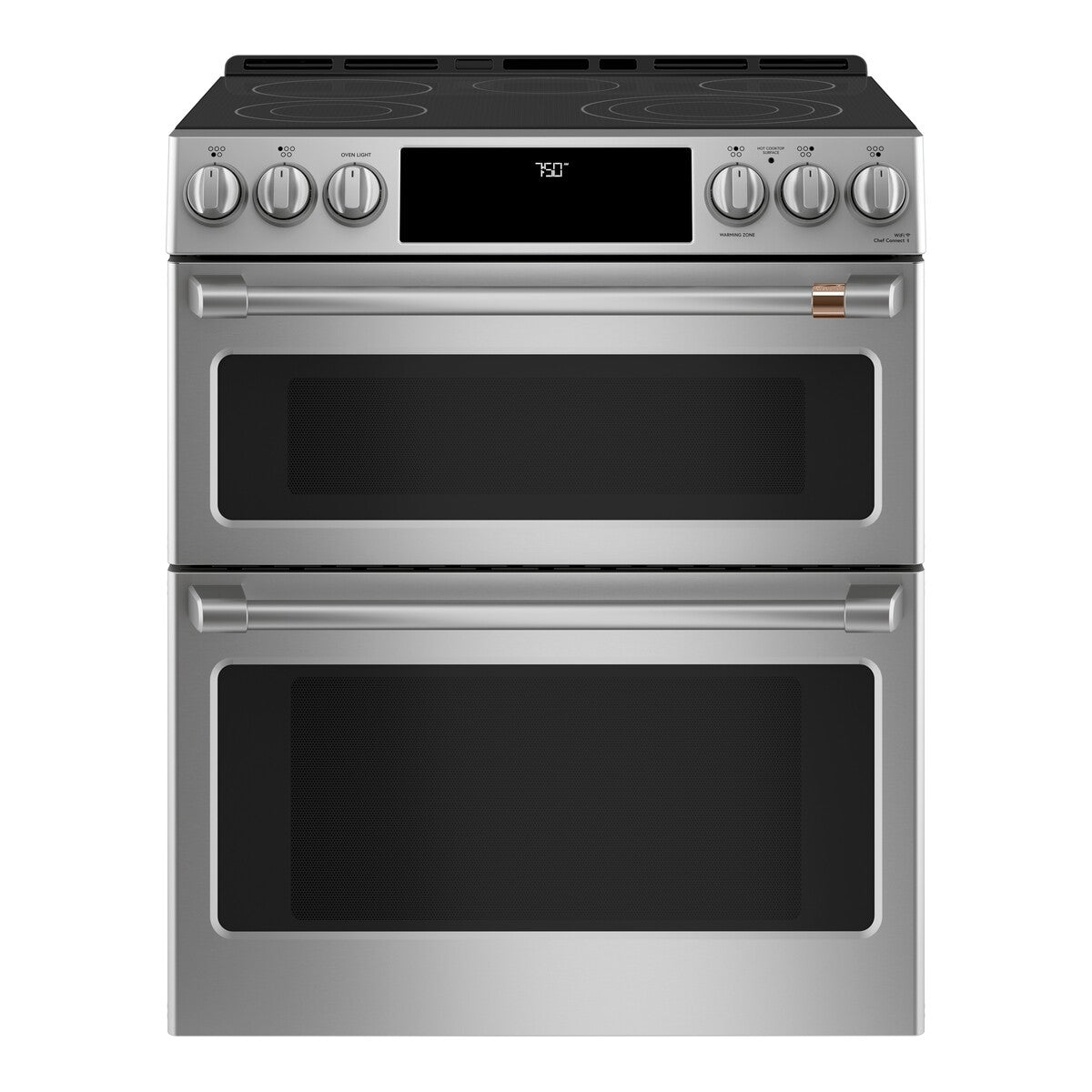 CAFÉ™ 30" Smart Slide-In, Front-Control, Radiant and Convection Double-Oven Range