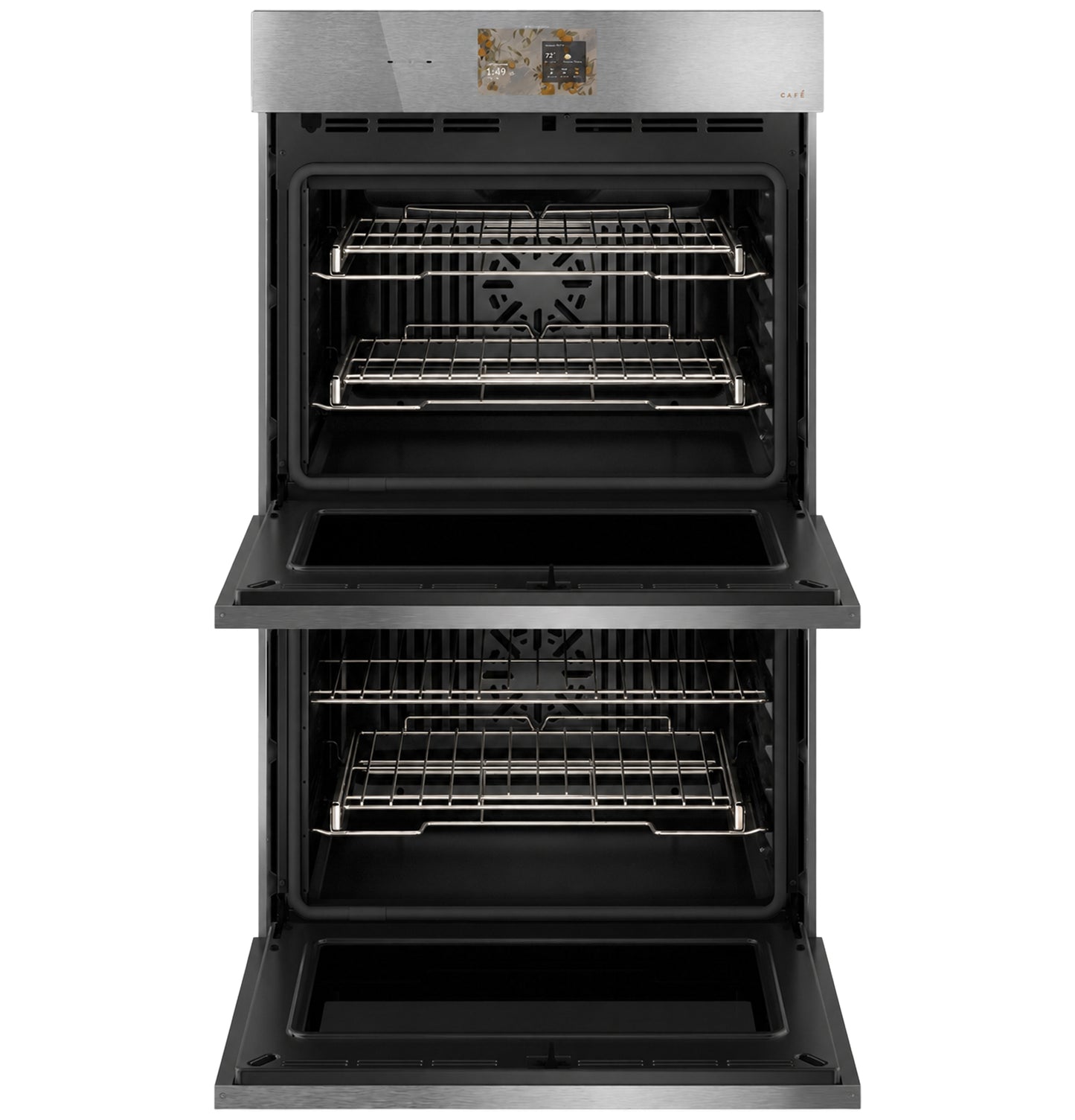 CAFÉ™ 30" Smart Built-In Convection Double Wall Oven in Platinum Glass