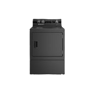 Black DC5 Sanitizing Electric Dryer with Pet Plus™ feature and top control panel in dryers and appliances collection