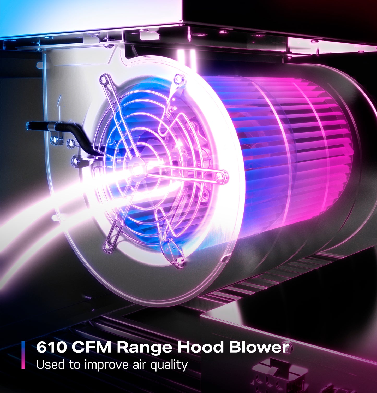 GE Profile 36" Wall-Mount Vent Hood with Clean Air Sensors
