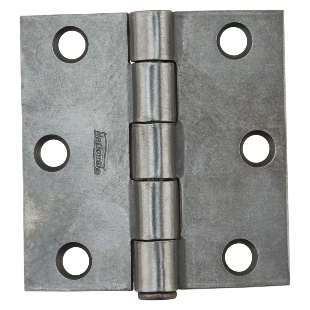 Square plain broad steel hinge with removable pin for door hardware and home improvement under $50 projects