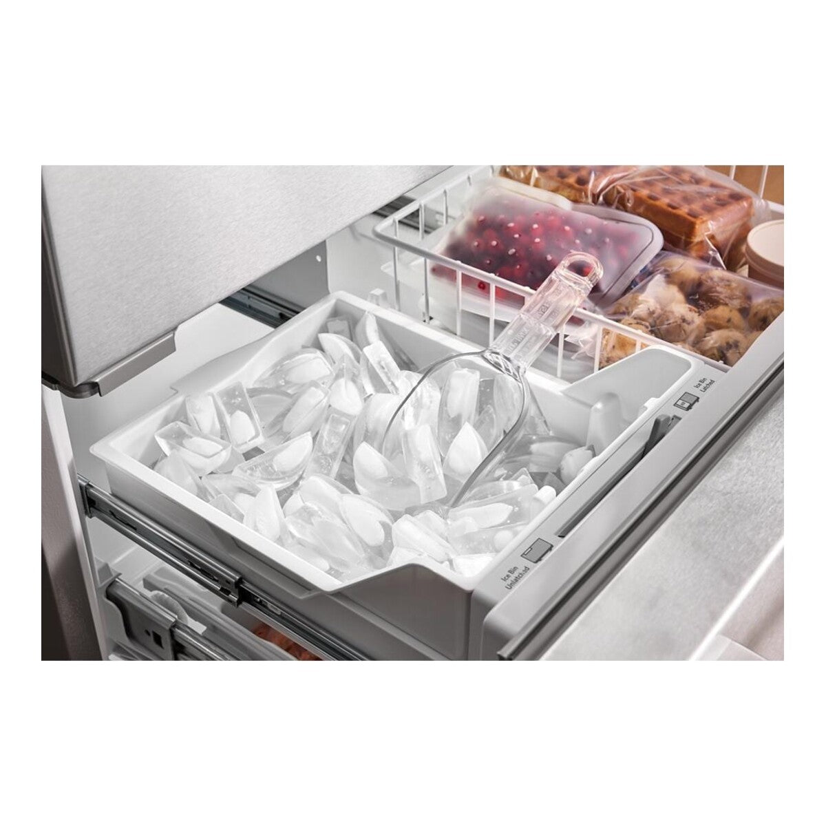 22 Cu. Ft. 36-Inch Counter-Depth French Door Refrigerator with Internal Water Dispenser in PrintShield® Stainless Steel
