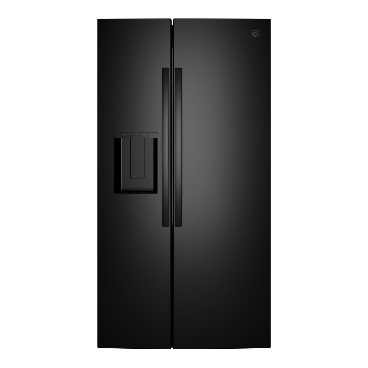 GE® ENERGY STAR® 23.6 Cu. Ft. Counter-Depth Side-By-Side Refrigerator with Extra Tall Dispenser and In-Door Icemaker