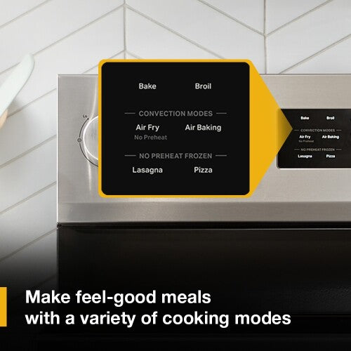 30-inch Gas Range with Air Cooking Technology and EZ-2-Lift™ Hinged Grates