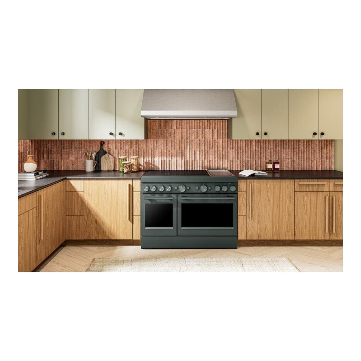 48-Inch 6-Element Induction Freestanding Commercial-Style Range with Griddle