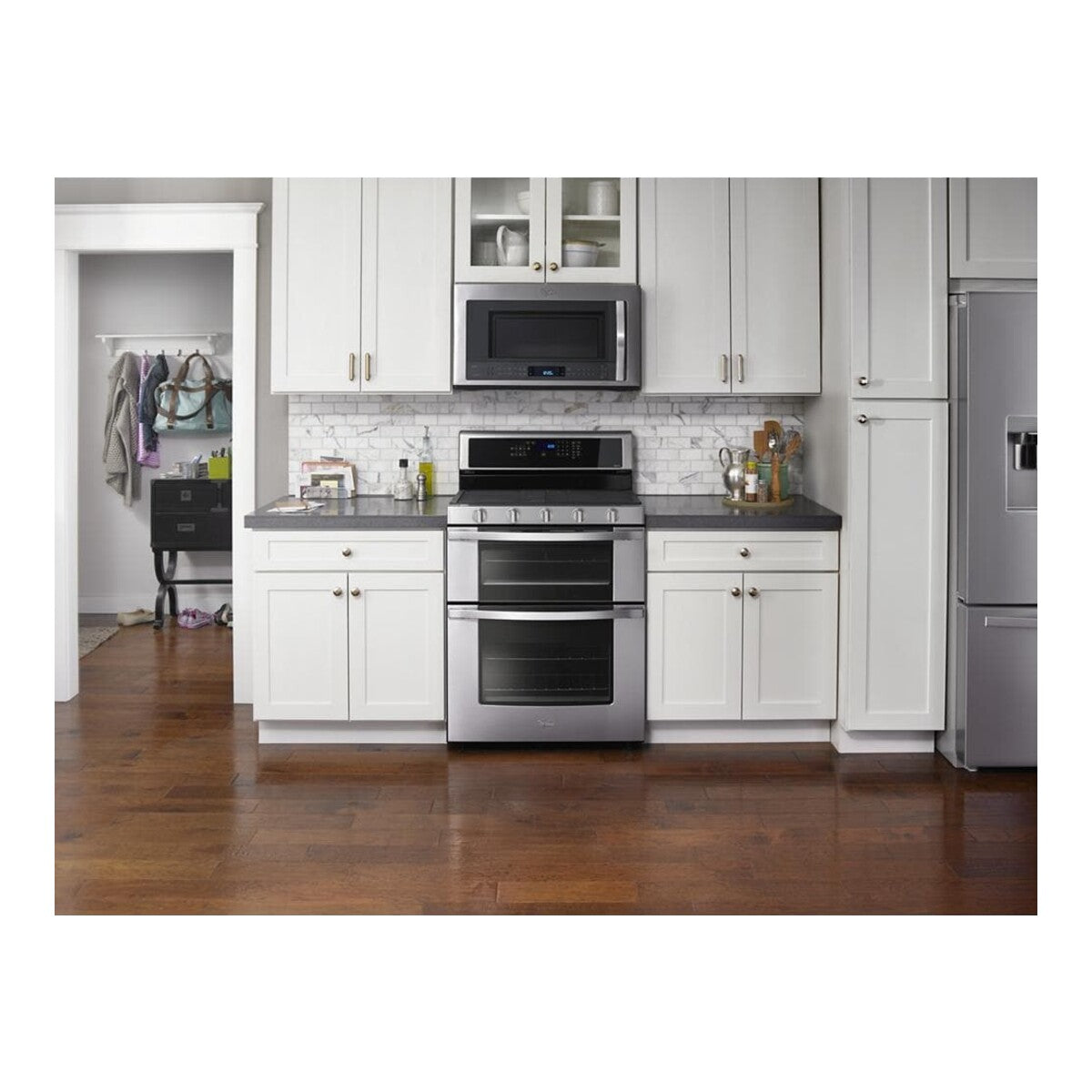 6.0 Cu. Ft. Gas Double Oven Range with EZ-2-Lift™ Hinged Grates