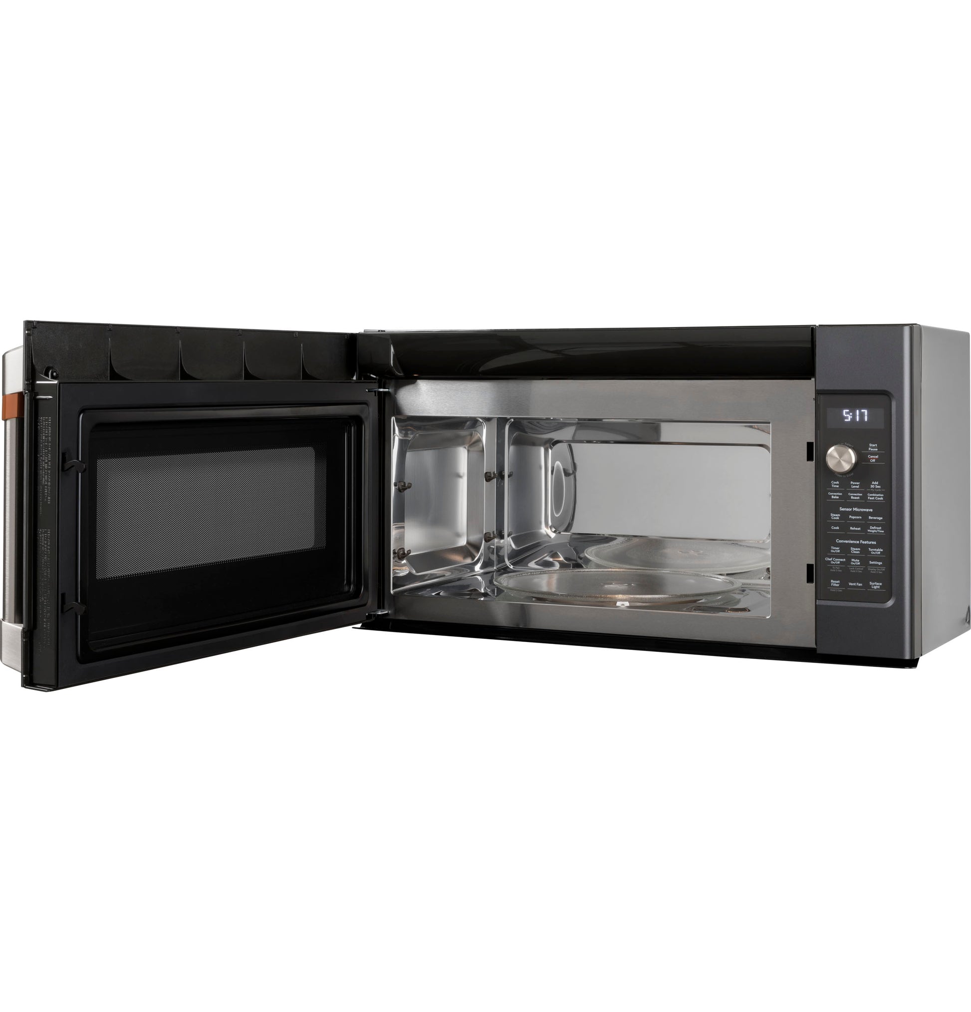 Open stainless steel convection microwave oven with digital controls in Microwaves and Kitchen & Kitchenware collections