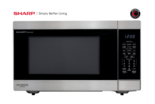 Stainless steel 2.2 cu. ft. countertop microwave with digital control panel in Microwaves and Kitchen & Kitchenware collections