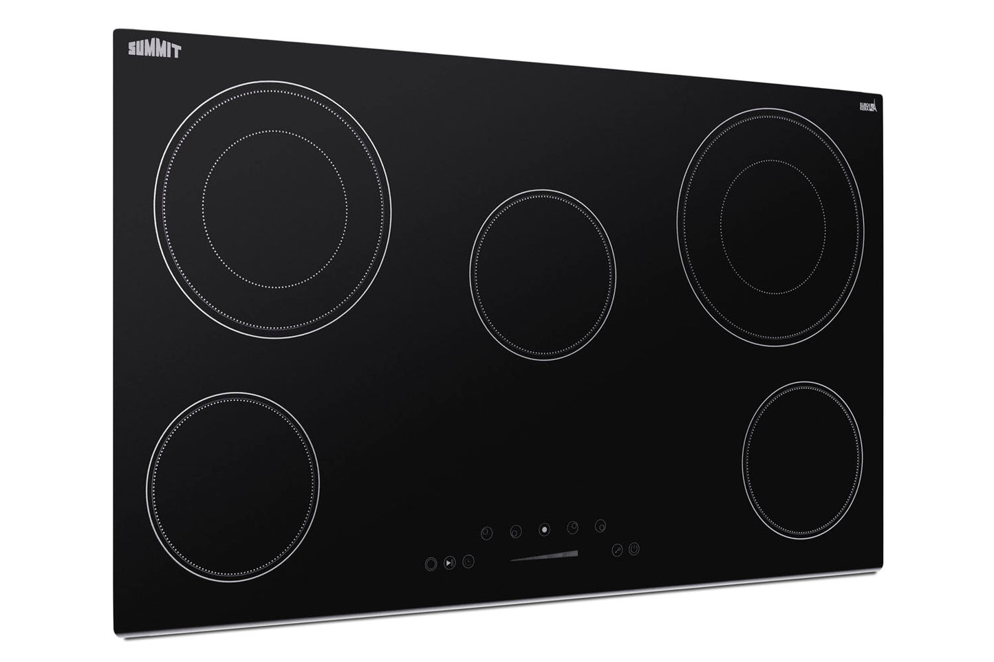 36" Wide 208-240V 5-Burner Radiant Cooktop