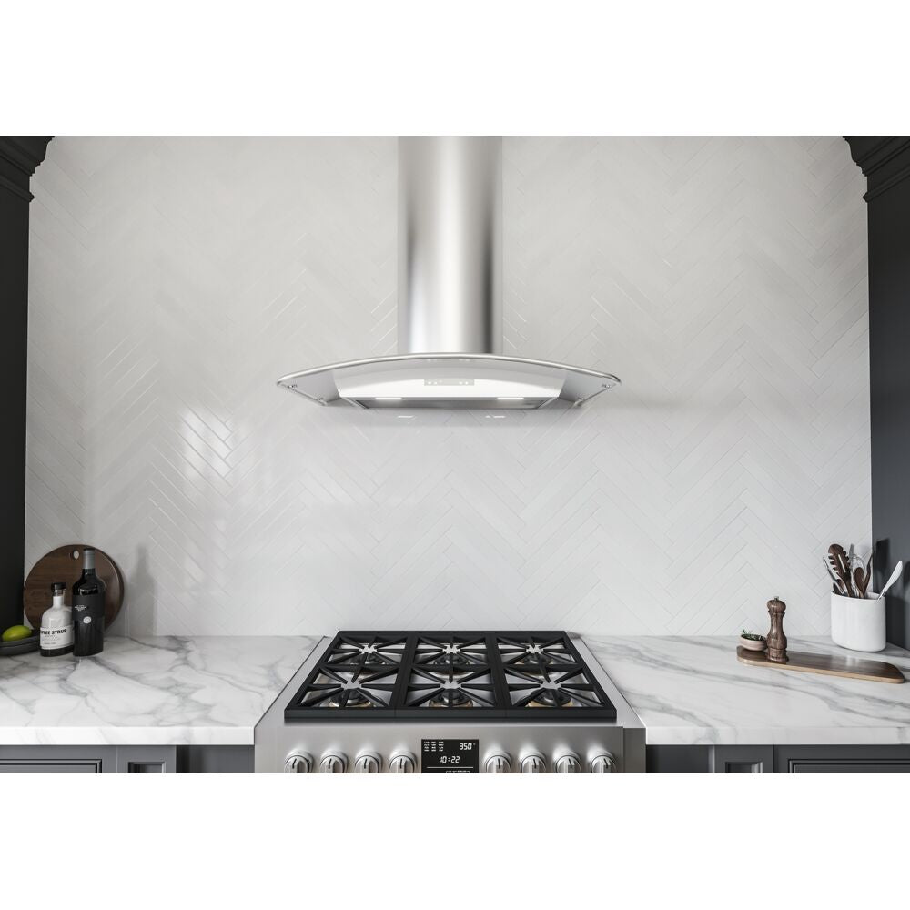 Milano Connect Chimney Hood 36" LED ACT