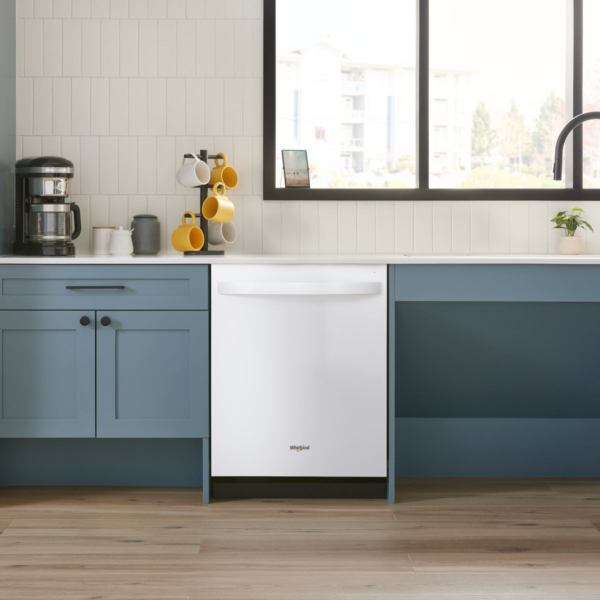 44 dBA ADA Compliant Dishwasher Flush with Cabinets with 3rd Rack