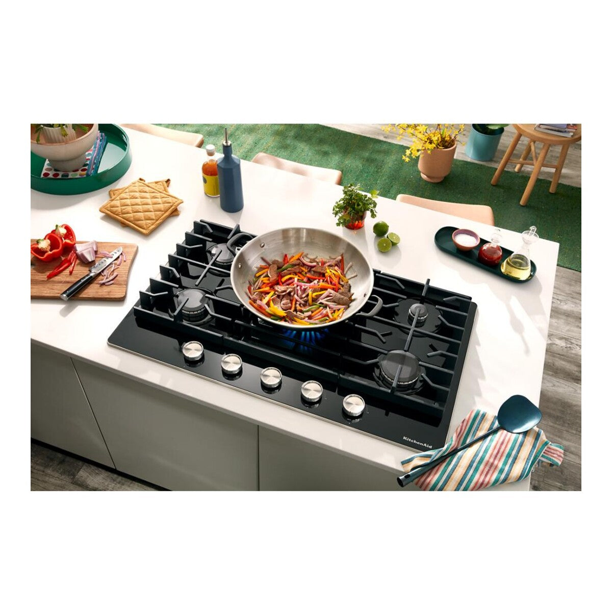 36" Gas-on-Glass Cooktop