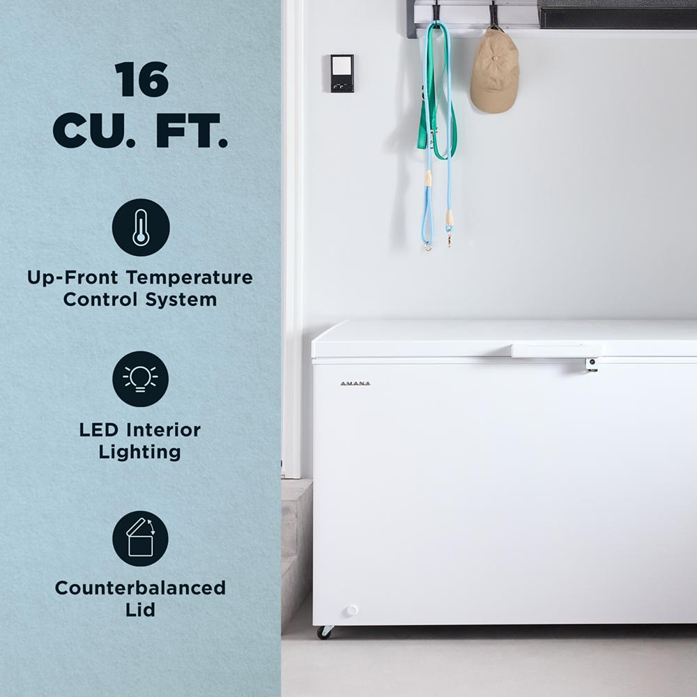 Amana® 16 Cu. Ft. Chest Freezer with Up-Front Temperature Control System