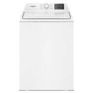 White Whirlpool® top load washer with agitator and digital controls in washers and home improvement collection