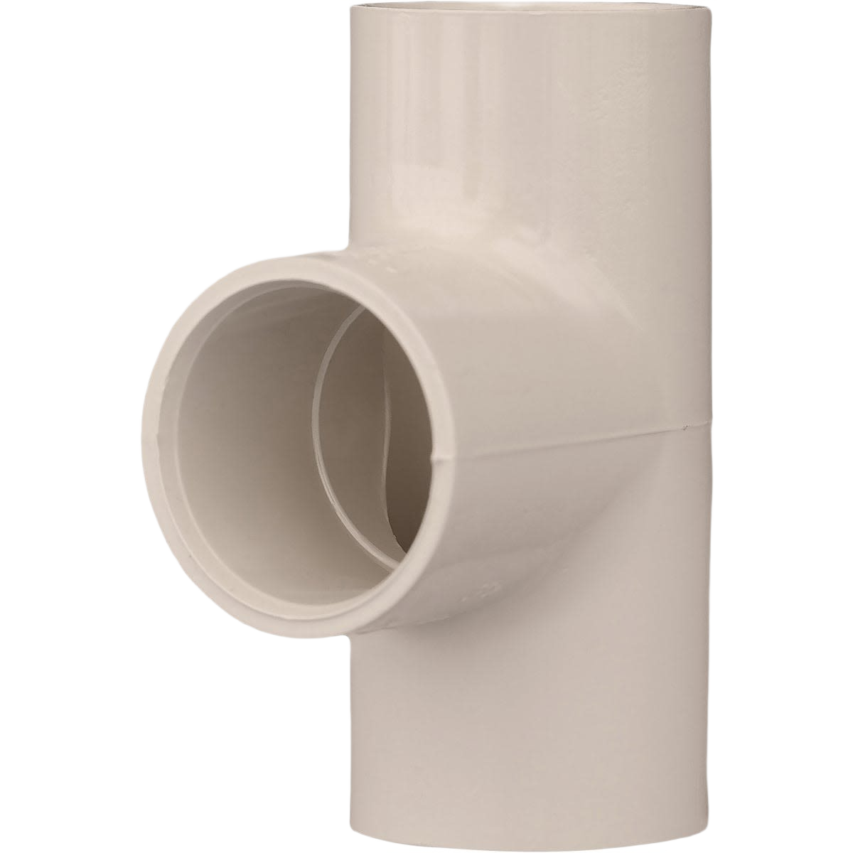 White solvent weldable CPVC tee fitting for plumbing in pipes and fittings under $50 and home improvement collections