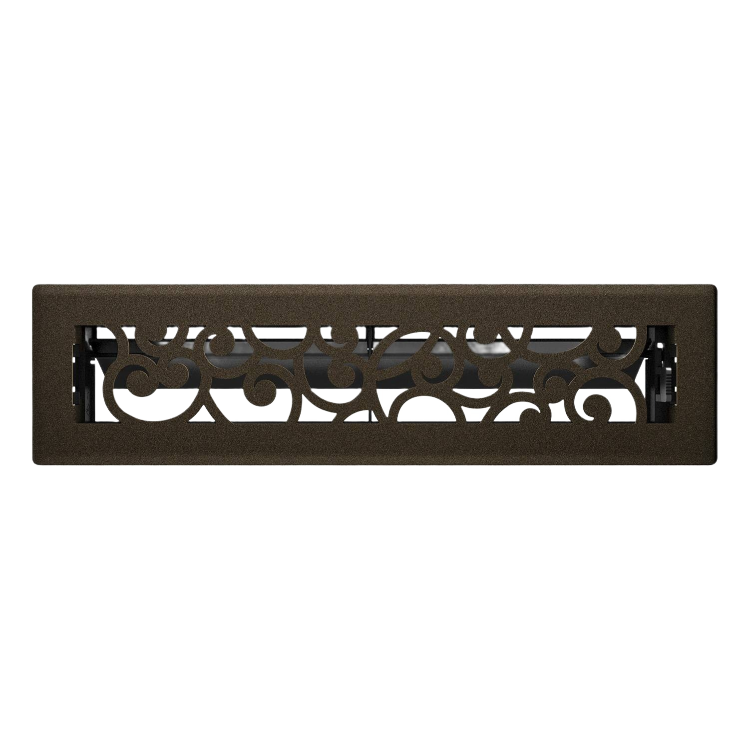 Bronze Age steel floor register with ornamental scroll design for home improvement and plumbing under $50 collection