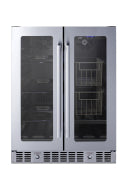 24" Built-In Dual-Zone Produce Refrigerator, ADA Compliant