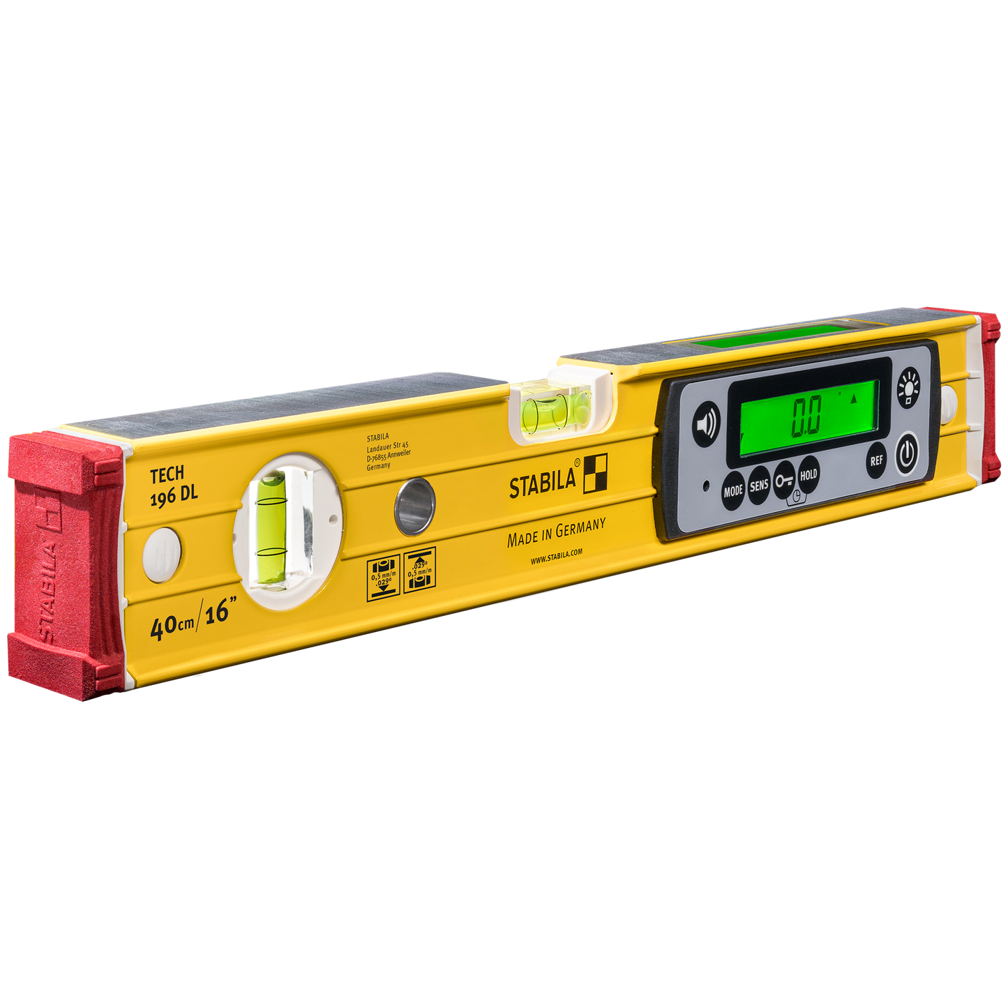 Stabila 16" (40cm) TECH 196 DL Digital Spirit Level w/Case
