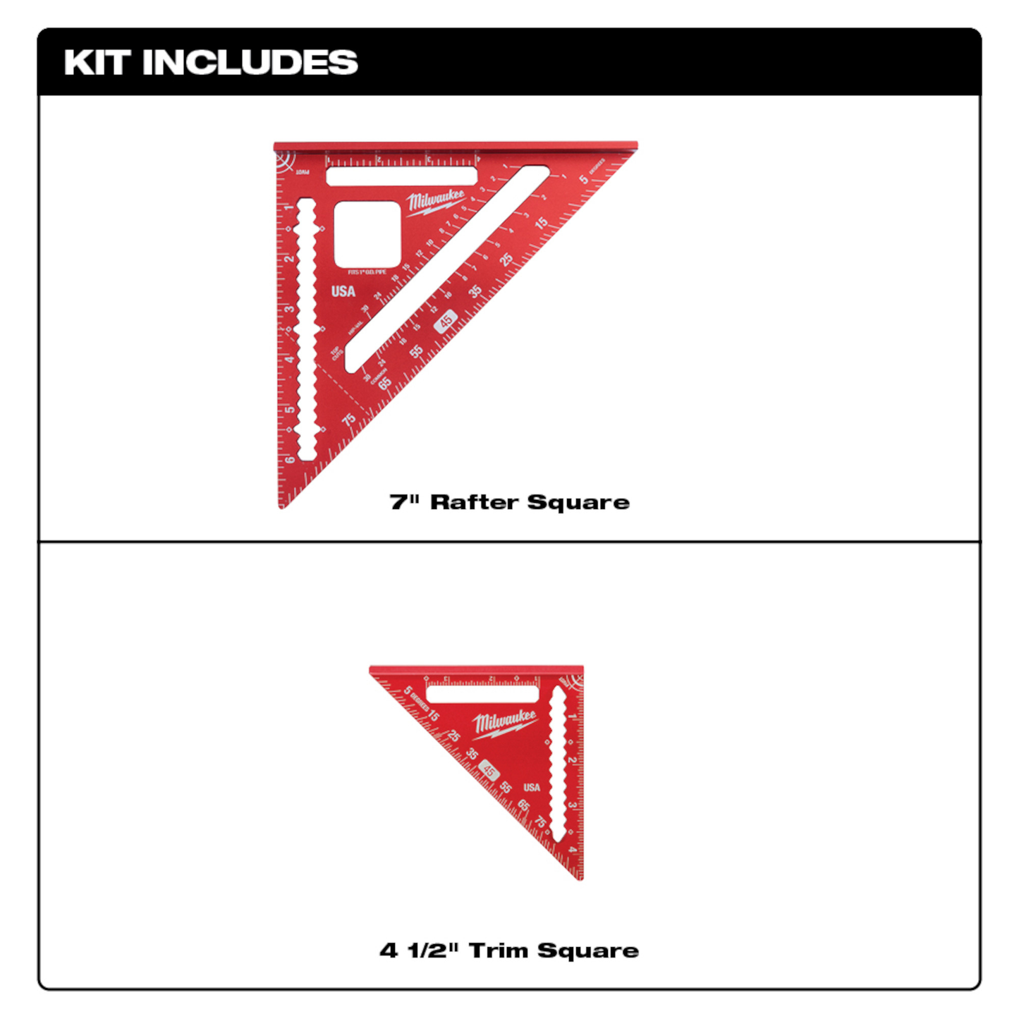 Milwaukee 7" Rafter Square