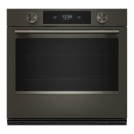 30-inch Smart Electric Single Wall Oven with Intelligent Cooking Camera - Black Ore