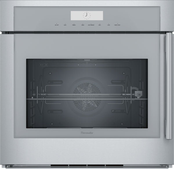 30-inch stainless steel single wall oven with left side opening door and digital control panel in Kitchen & Kitchenware collections