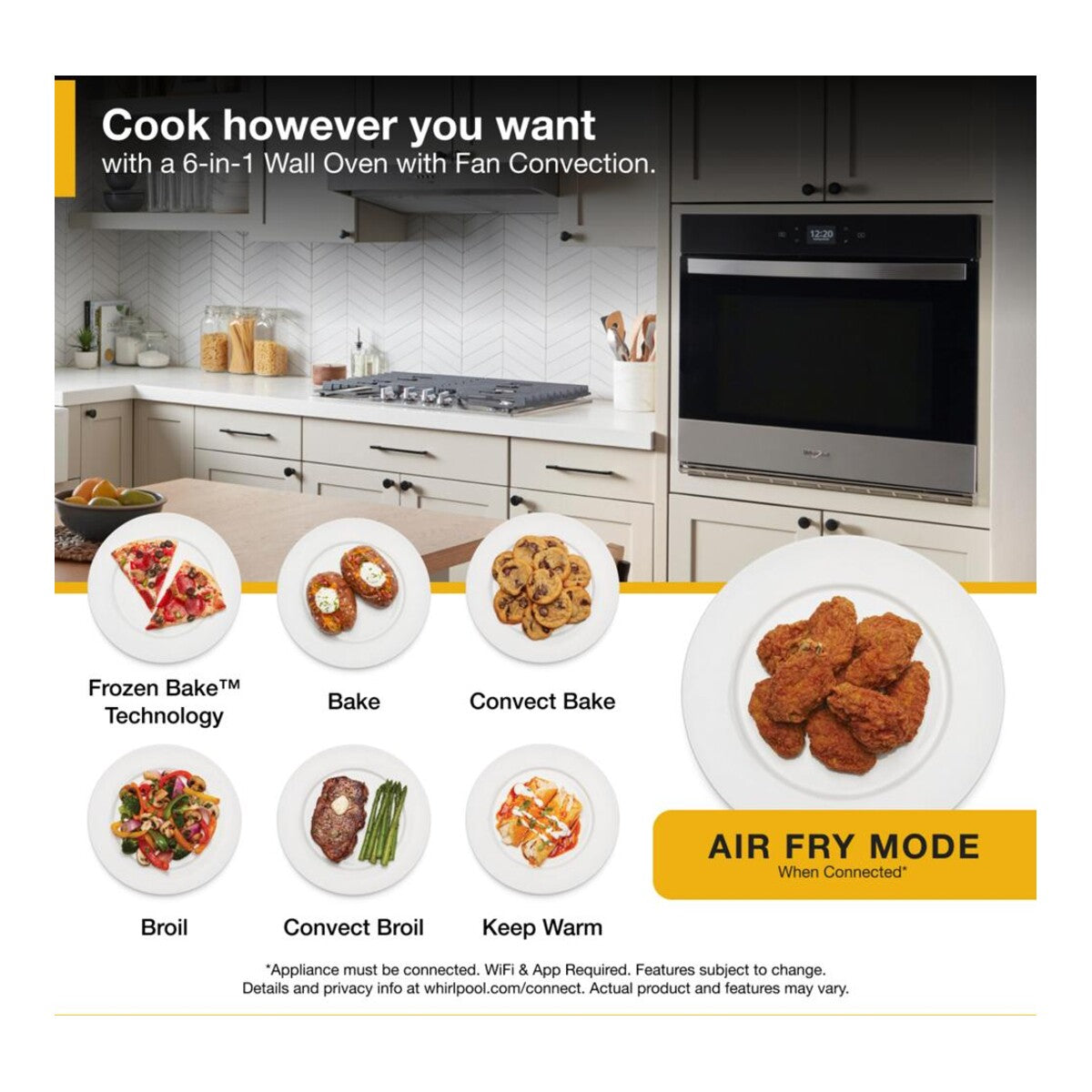 30-Inch Single Wall Oven with Air Fry When Connected - 5.0 Cu. Ft.