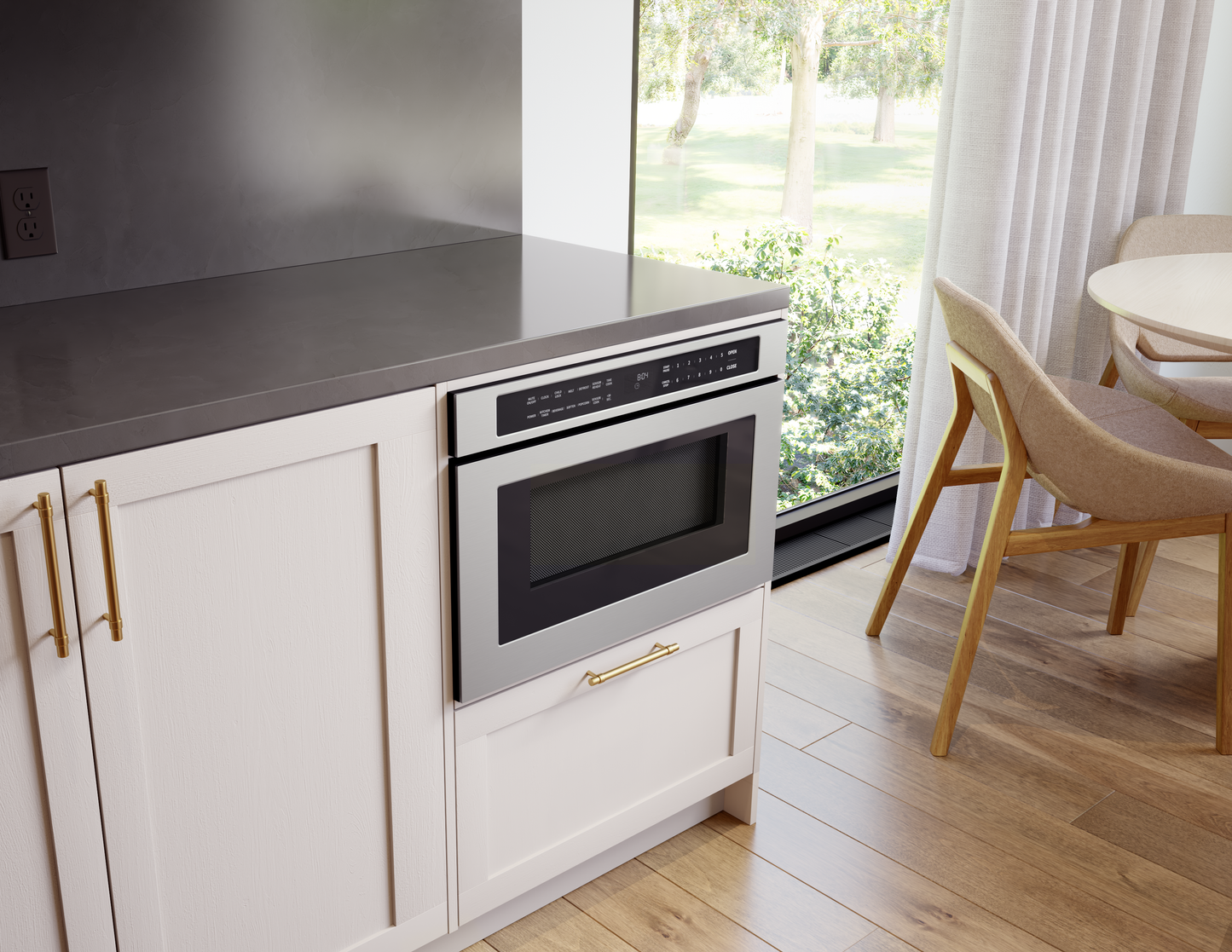 Microwave Drawer, 24in, Built-In, SS, 1.2cf