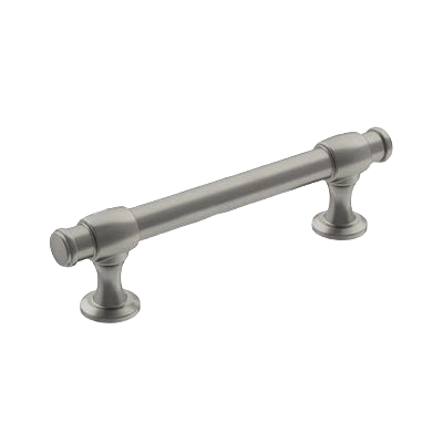 Satin nickel cabinet pull with classic design for furniture hardware and home improvement projects under $50