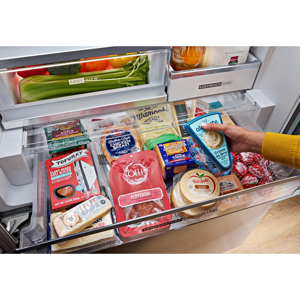36-inch Wide True Counter Depth 3-Door French Door Refrigerator - 24 cu. ft.