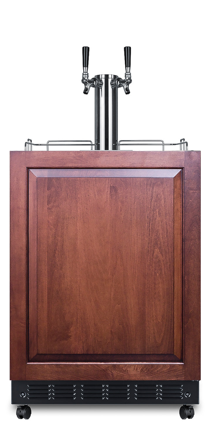 24" Wide Beer Kegerator (Panel Not Included)