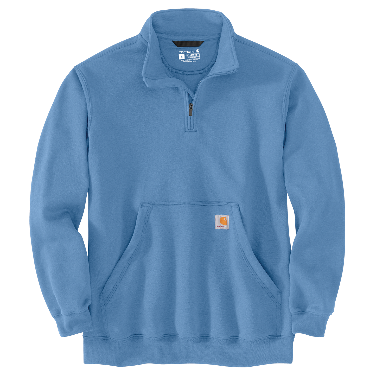 Carhartt Men's Marquette Quarter-Zip Mock-Neck Sweatshirt