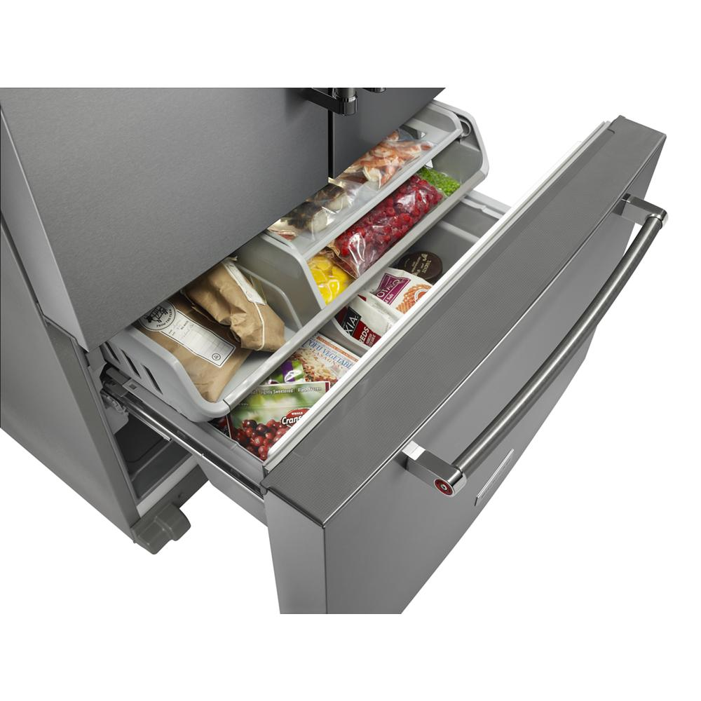 23.8 cu. ft. 36" Counter-Depth French Door Platinum Interior Refrigerator with PrintShield™ Finish