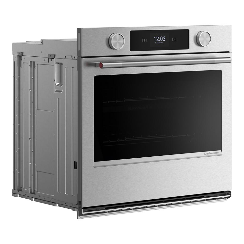 30-inch Smart Electric Single Wall Oven with Intelligent Cooking Camera - PrintShield™ Finish