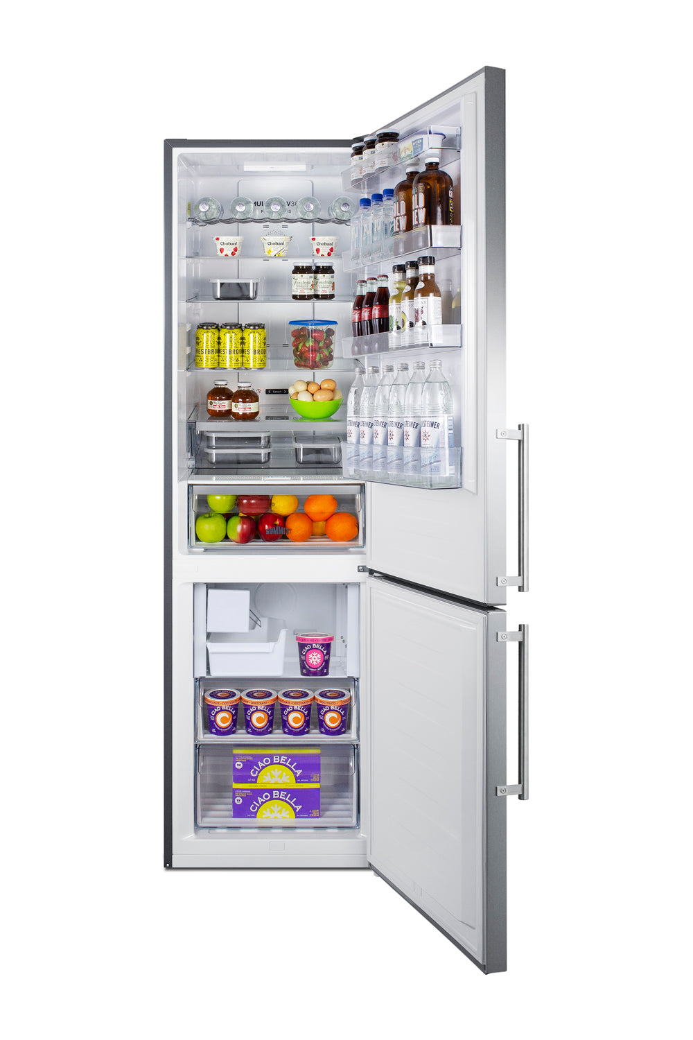 24" Wide Bottom Freezer Refrigerator With Icemaker