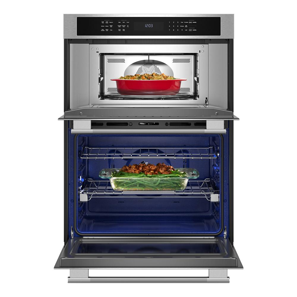 30-inch Electric Combo Wall Oven with No Preheat Air Fry Mode - PrintShield™ Finish
