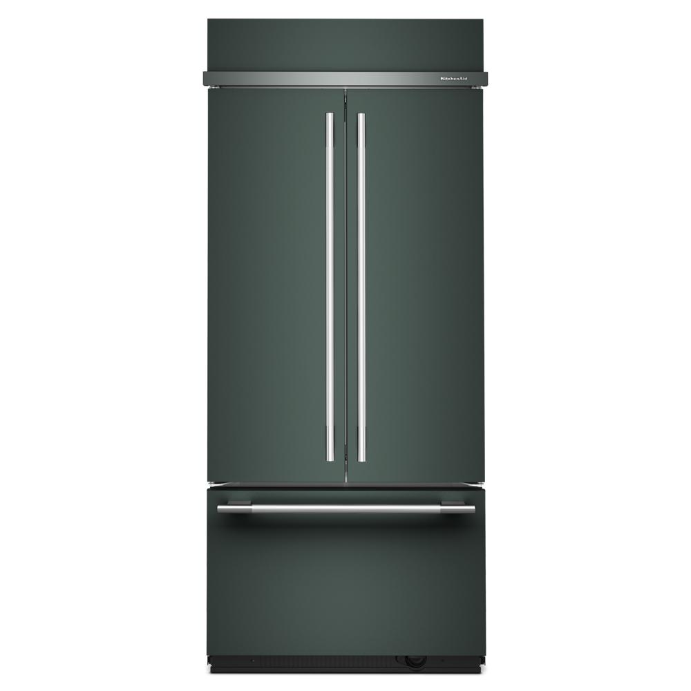 20.8 Cu. Ft. 36" Built-In French Door Bottom Mount Refrigerator with Platinum Interior