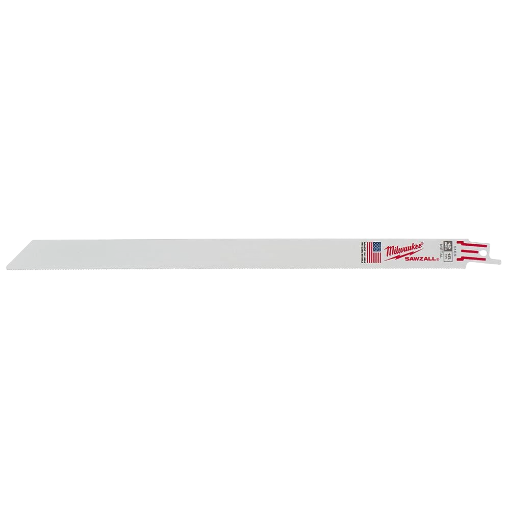 12-inch metal cutting saw blade with 18 TPI designed for power saw tools in woodworking and metalwork projects